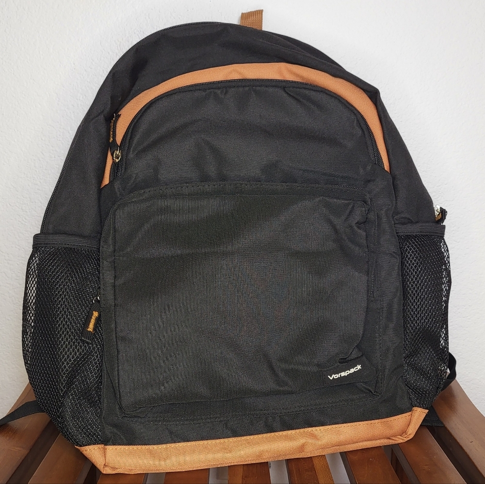 NWOT Vorspack Black and Tan Backpack